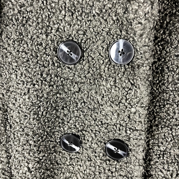 Anthropologie Gray Textured Coat, XL - Picture 3 of 13